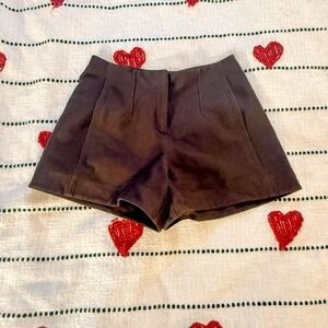 lululemon athletica Dark Brown High Waist Shorts